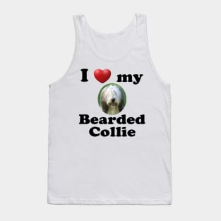 I Love My Bearded Collie Tank Top